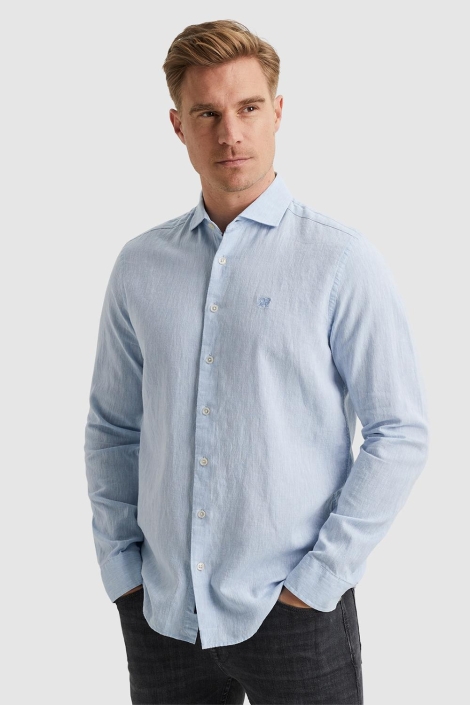Vanguard long sleeve shirt linen cotton ble
